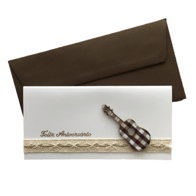 Postal Artesanal - Aniversário