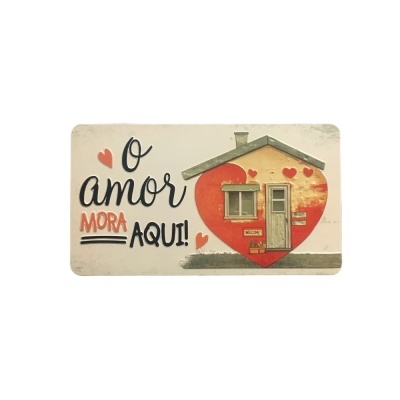 Íman Retro MMP 103 - O amor mora aqui!