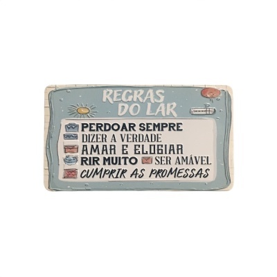 Íman Retro MMP 104 - Regras do lar