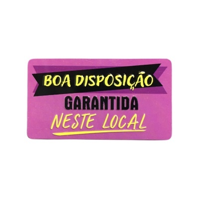Íman Retro MMP 079 - Boa disposição garantida neste local