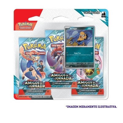 Pokémon TCG: Amigos de Jornada Blister Triplo (Scraggy) (PT)