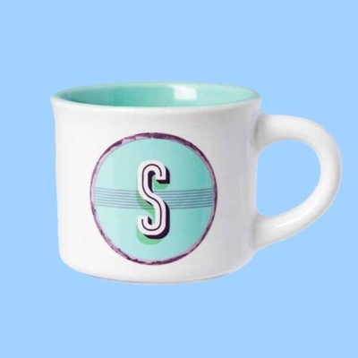 Caneca café ENM 318 - Letra S