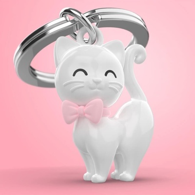 Metalmorphose Porta-chaves White Cat