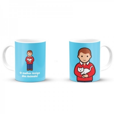 Caneca Amigo dos animais (gato)