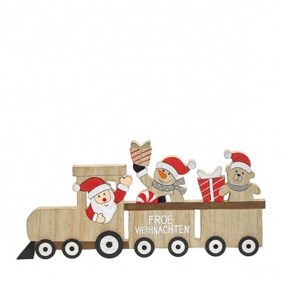 Comboio em madeira Natal