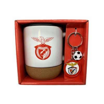 Conjunto Caneca com porta-chaves Benfica