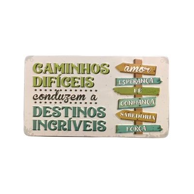 Íman Retro MMP 003 - Caminhos difíceis conduzem a destinos incríveis