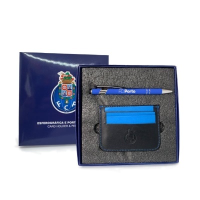 Conjunto Porta-cartões e Esferográfica FC Porto