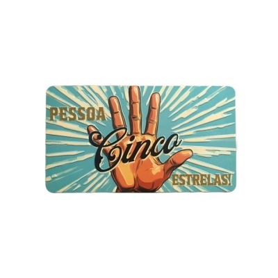 Íman Retro MMP 191 - Pessoa cinco estrelas!