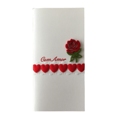 Postal Artesanal - Com Amor