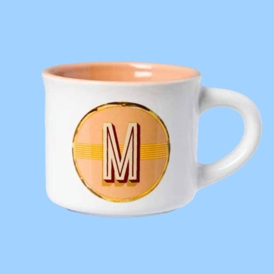 Caneca café ENM 313 - Letra M