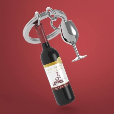 Metalmorphose Porta-chaves Red Wine