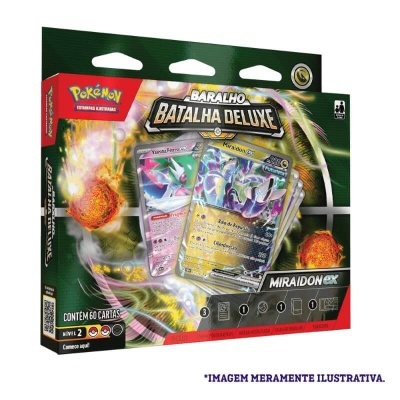 Pokémon TCG: Baralho Batalha Deluxe Miraidon ex (PT)