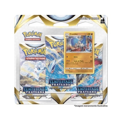 Pokémon TCG: Tempestade Prateada Blister Triplo: Cranidos (PT)