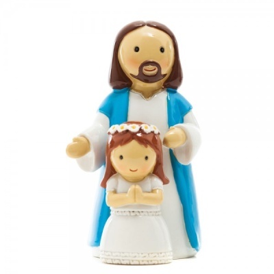 Primeira Comunhão - Menina com Jesus