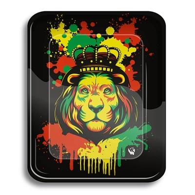 Tabuleiro Grande Rasta Stencil 3/4 Lion