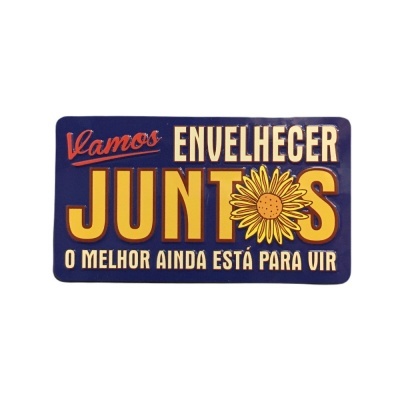 Íman Retro MMP 020 - Vamos envelhecer juntos. O melhor ainda está para vir