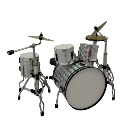 Miniatura Bateria Baby Silver Chrome (10 cm)