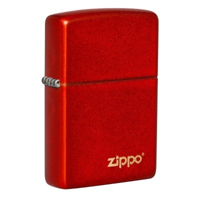 Zippo Classic Metallic Red Zippo Logo