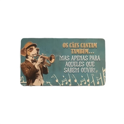 Íman Retro MMP 166 - Os cães cantam também