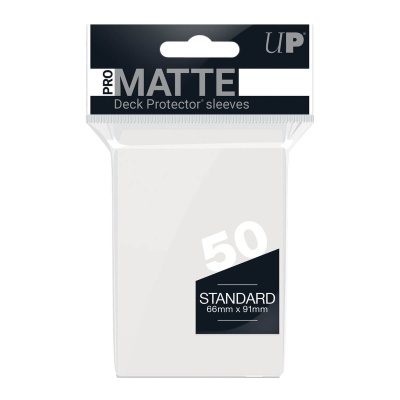 PRO-Matte 50ct Standard Deck Protector sleeves: Clear