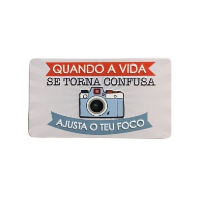 Íman Retro MMP 062 - Quando a vida se torna confusa ajusta o teu foco