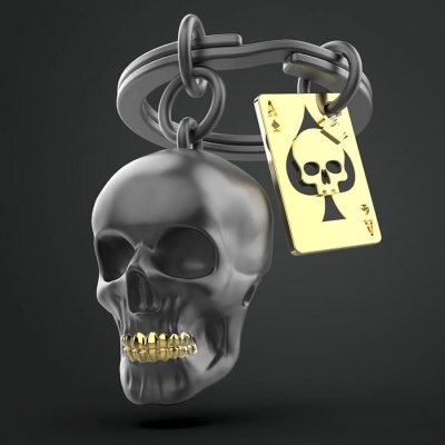 Metalmorphose Porta-chaves Skull