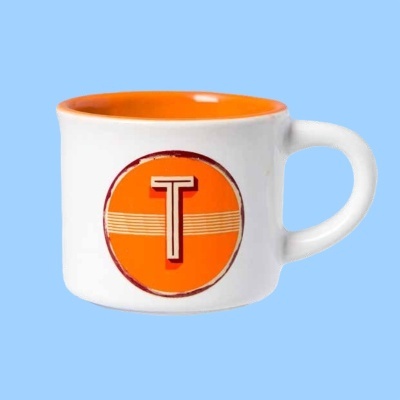 Caneca café ENM 319 - Letra T