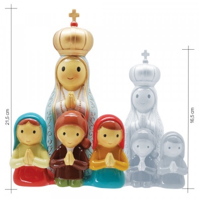 Aparição de Fatima 21.5cm