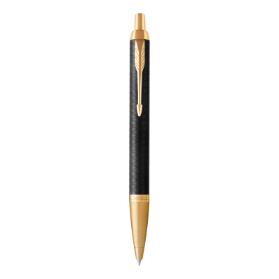 IM Premium Preta Ouro Esferográfica