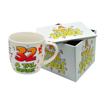 Caneca branca idade 32