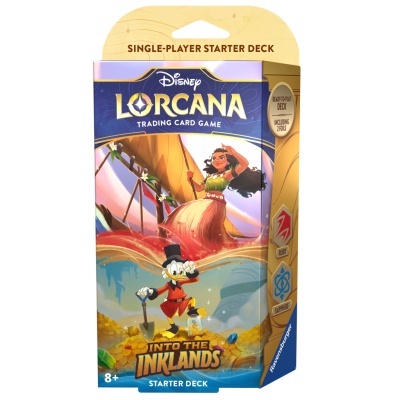 Disney Lorcana Into the Inklands Ruby & Sapphire Starter Deck EN