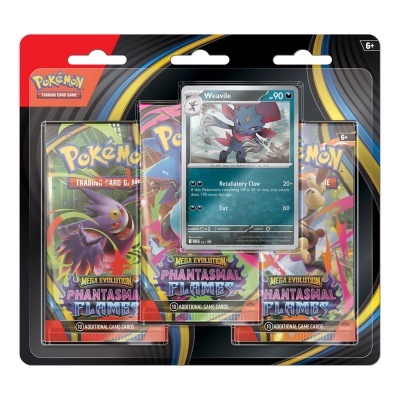 Pokemon Phantasmal Flames Weavile 3-Pack Blister EN