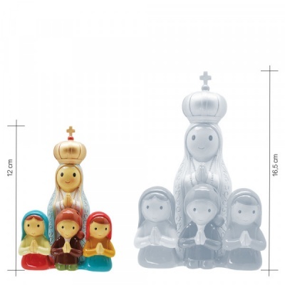 Nossa Senhora de Fatima e 3 Pastorinhos