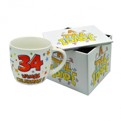 Caneca branca idade 34
