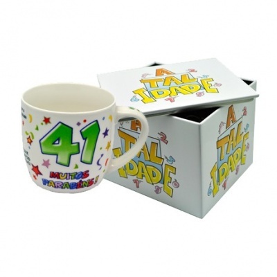 Caneca branca idade 41