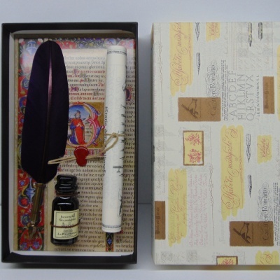 Conjunto Caligrafia 1010 Lilas