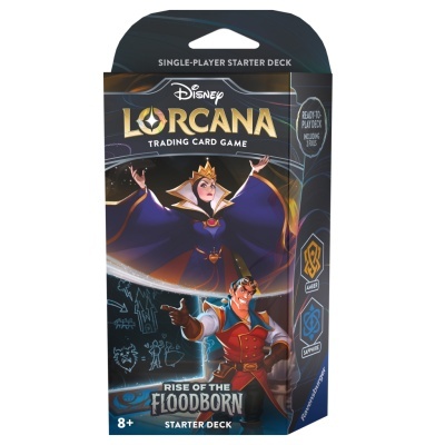 Disney Lorcana Rise of the Floodborn Amber & Sapphire Starter Deck EN
