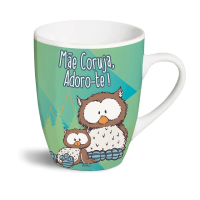 Caneca Mãe Coruja, Adoro-te!