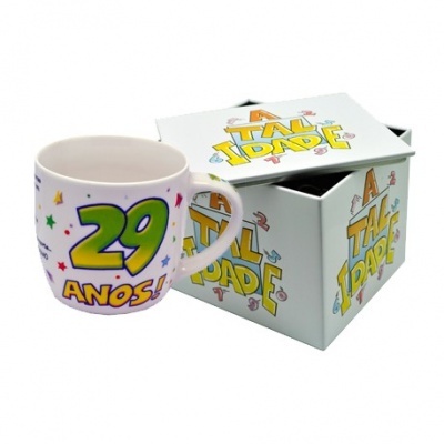 Caneca branca idade 29