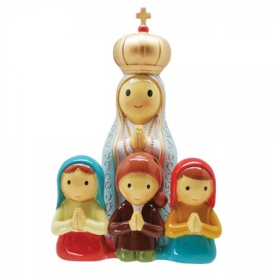 Nossa Senhora de Fatima e 3 Pastorinhos