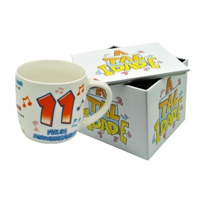 Caneca branca idade 11