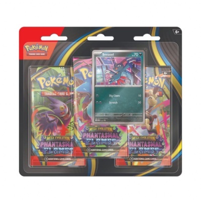 Pokemon Phantasmal Flames Sneasel 3-Pack Blister EN