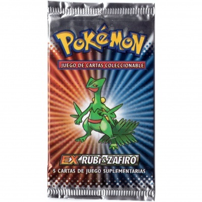 Pokemon Ex Ruby & Saphire pack ES