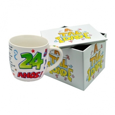 Caneca branca idade 24