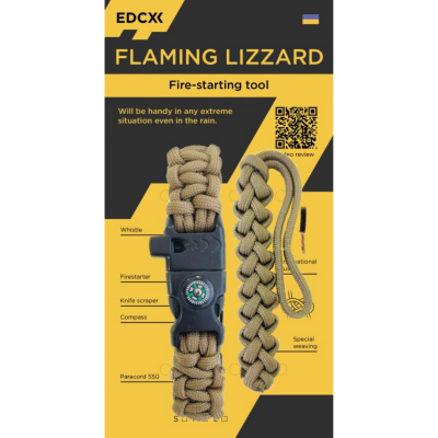 Fire-starting tool "Flaming Lizzard"