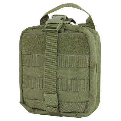 Bolsa tática verde militar com fivela e alça