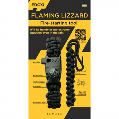 Fire-starting tool "Flaming Lizzard"