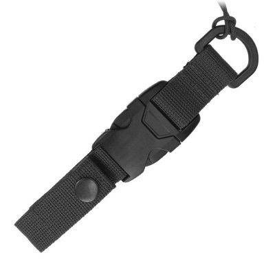 Quick release spiral lanyard