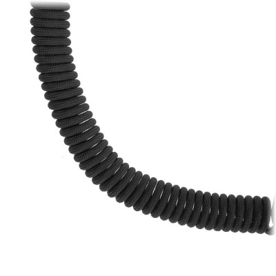 Spiral lanyard with a belt attachment